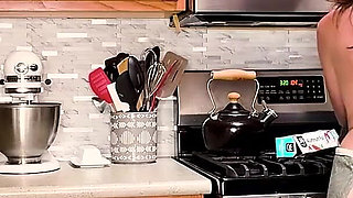 MILF Makes a Mess in the Kitchen