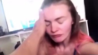 Extreme POV Blowjob with a Sexy Brunette Babe