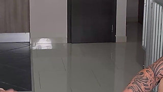 A Hot Brunette MILF with Huge Tits Gets Fucked Wildly by Her Nurse with a Massive Cock Until He Cums on Her Face