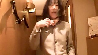 Oriental Housewife Gets Hortny At Work