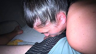 Unexpected Cumshot Crashes Couples Intimate Moment