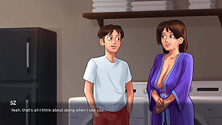 Fucking Step Mom in Kitchen and Different Part of Houses