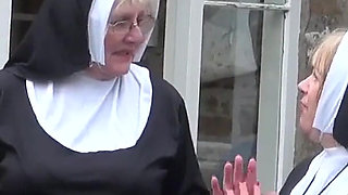 Trisha and Claire are nuns on the run