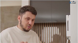 Caught Stepmum Riding A Dildo And She Wanted A Real Big Cock