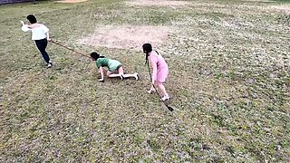 Leashed sluts fucked the hard way in wild BDSM group session