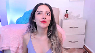 Sexy Blonde Just Wants to Have Sex with Guys in Her Room