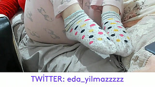 Foot- Foot Fetish- Turkish Foot- Turkish Foot Fetish- Socks- Stockings Fetish- Turkish Porn- Turkish MILF