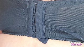 Suspenders Stocking and Lacy Panties - Homemade Erotica by Mature Amateur Milf Cheating  with Big Tits