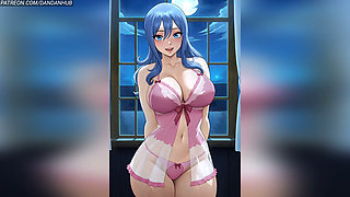 Juvia Lockser Lingerie Bikini Maid Bounce