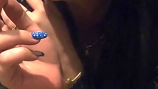 Smoking Pee Play in Shiny Outfit. Bathroom Fetish and Messy Wet Fun