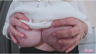 Let Aunty Tease Your Cock