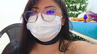 Always Horny! Anal Plug Play Followed by a Long Wet Pee Climax