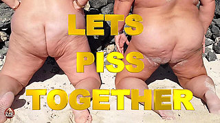 Lets Piss Together in the Beach