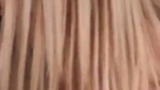 Picked up and sprayed on tits