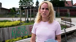 GERMAN SCOUT - Skinny Mature Melisa Rose Pick Up