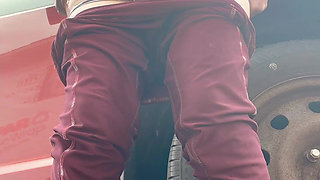 go outside then pissing pussy show up