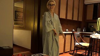 Blonde amateur milf does anal on pov camera 29