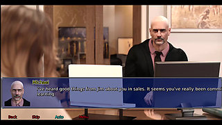 The office wife part 3: Stacy played with herself in the shower at work