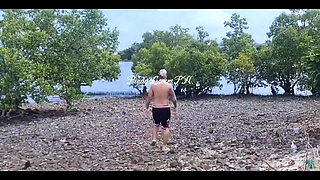 Stranger Fisherman, Fucked Me at the Beach, Cum Inside My Pussy Please