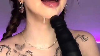 The long-haired doll in a cat costume provides a deep