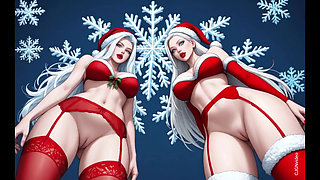 Santa Claus Sexy Pose NSFW Version (ai Animation)