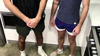 Aussie Anal While Jerking Off