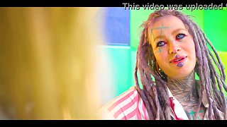 Alternative COSTUME ANAL 4-some - 2 on 2 double penetration, facefucking and facial cumshot action