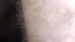 Big White Cock Internal Cumshot for Ebony Tight Little Cunt