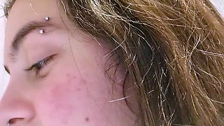 Amateur blowjob close up