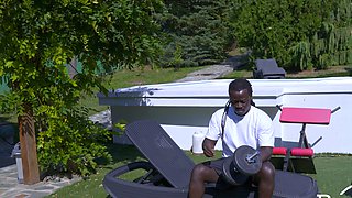 Eva Barbie Gets Rough BBC Anal Outdoors (Half)