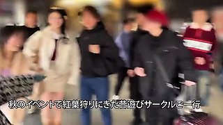 Asian schoolgirl enjoy group sex