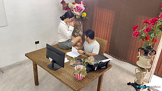 My wife watches me and watched me fuck my secretary in the office!