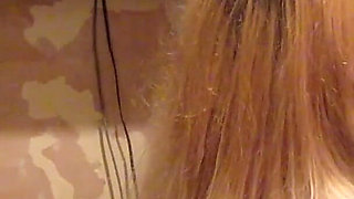 Amateur Blonde at a Gloryhole