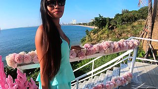 Big ass Thai GF anal after social media