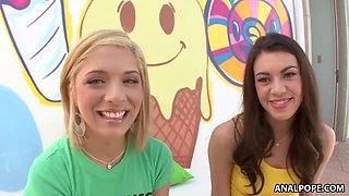 Lia Lor and Tiffany Doll Double Penetrate Lina Paiges Ass to Mouth