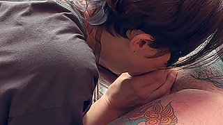 Sloppy BJ Tease CFNM