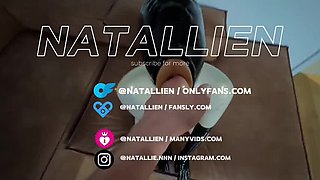 Stepsister Natallien Gets Creamy PussyFuck in Tight Latex Catsuit - Hardcore Anal & Creampie