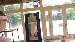 Impatient Carmen Callaway begs to get banged by Bryan Gozzling!