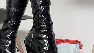 Tearing Paper in Thigh High Boots by Lyrical