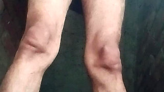 The hot guy showed off the whole.