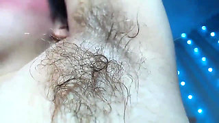 Extreme Hairy Armpit Closeup on Cam