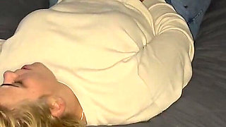 Masturbation Porn Watching Horny Foreplay Blonde Wet Horny Aroused Pussy Massaging Real Orgasm Trembling Twitch