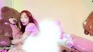 SEX MACHINE with Cute Goth Redhead Brazilian PAWG [FREE