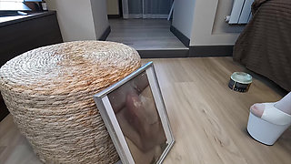 Framed Dick Pic Maid Anal Ride