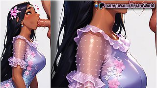Isabela Is A Mulatto Who Knows How To Give A Deep Blow Job!