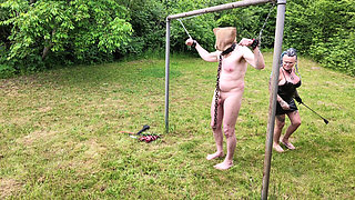Whipped Naked in Nature