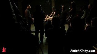 Bobbi Brixton - Spanking And Gangbang Fucking Of Slave