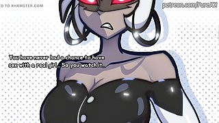 Carmilla Carmine catches her employee masturbating in the office Dildo JOI