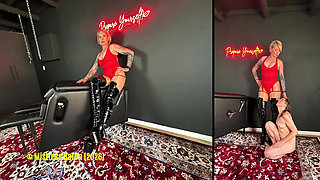 Giantess Wooden Pegs & Chain Bondage