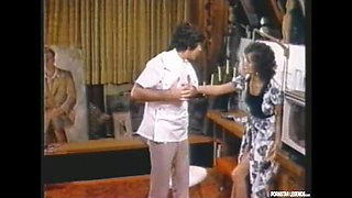 Linda Lovelace Deep Throat Blowjob & Cumshot - Classic 80s Pornstar